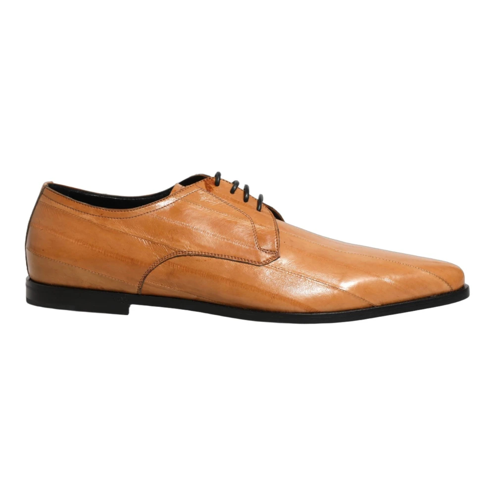 Dolce & Gabbana Herren Braun - Derby Schnürschuhe - Shoes - 44 Eu