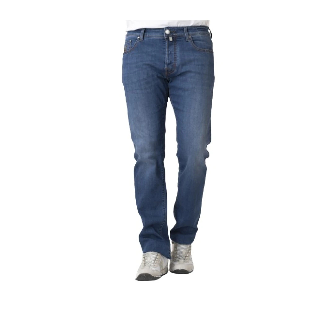 Jacob Cohën Herren Blau - Slim Fit E Jeans Mit Golf Patch - Jeans - W34