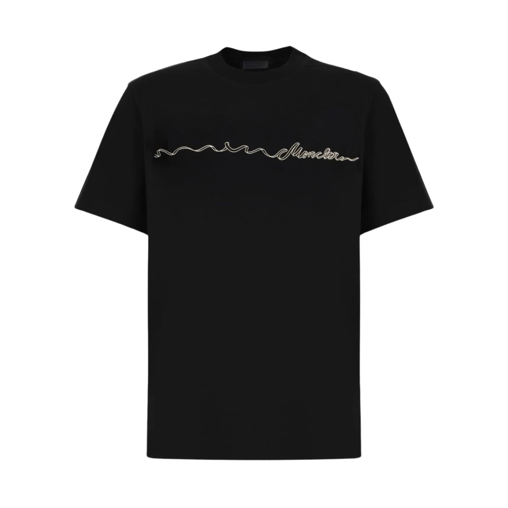 Moncler Logo Cotton T-Shirt - Bild 3