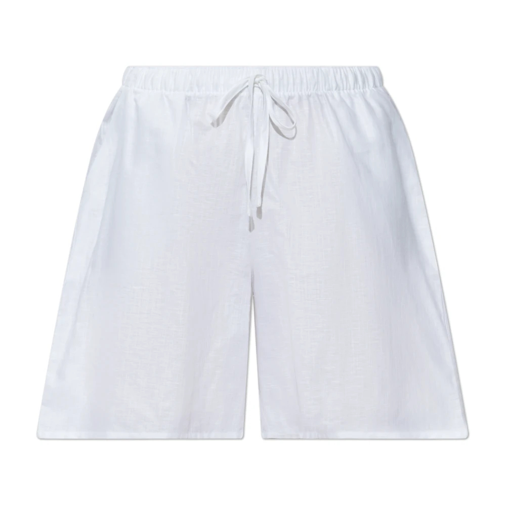 Hanro Damen Weiß - Essentials Shorts Mit Tunnelzug Und Gummizug - Shorts - Xs