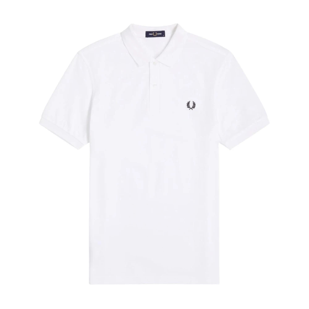 Fred Perry Weiß Polo-Shirt Plain - Bild 13