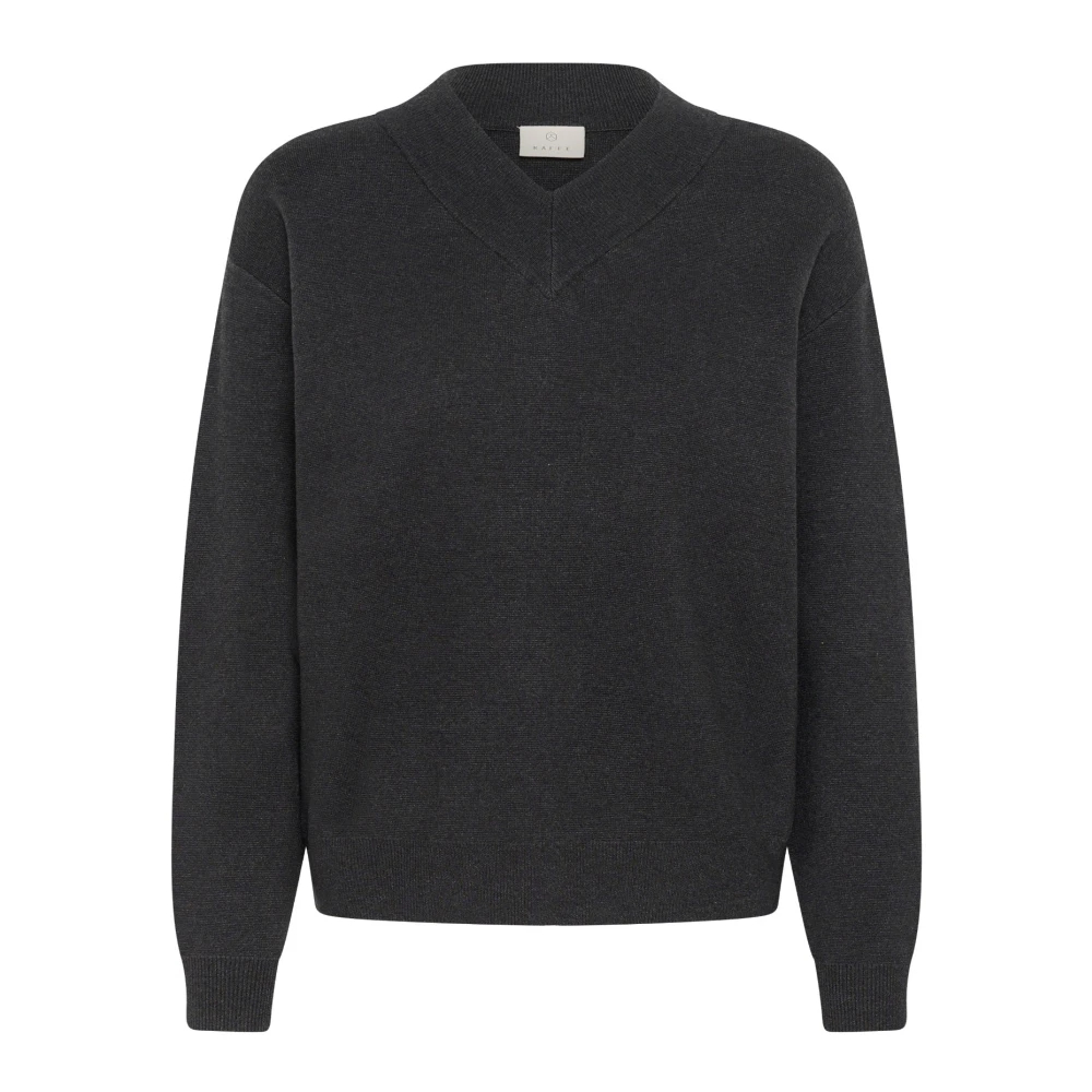 Kaffe , Damen, Strickwaren, Grau, S - Bild 4
