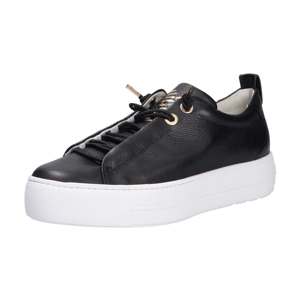 Paul Green Schwarz Damenschuhe Sneaker Low - Gr. - 6 Uk - Bild 7