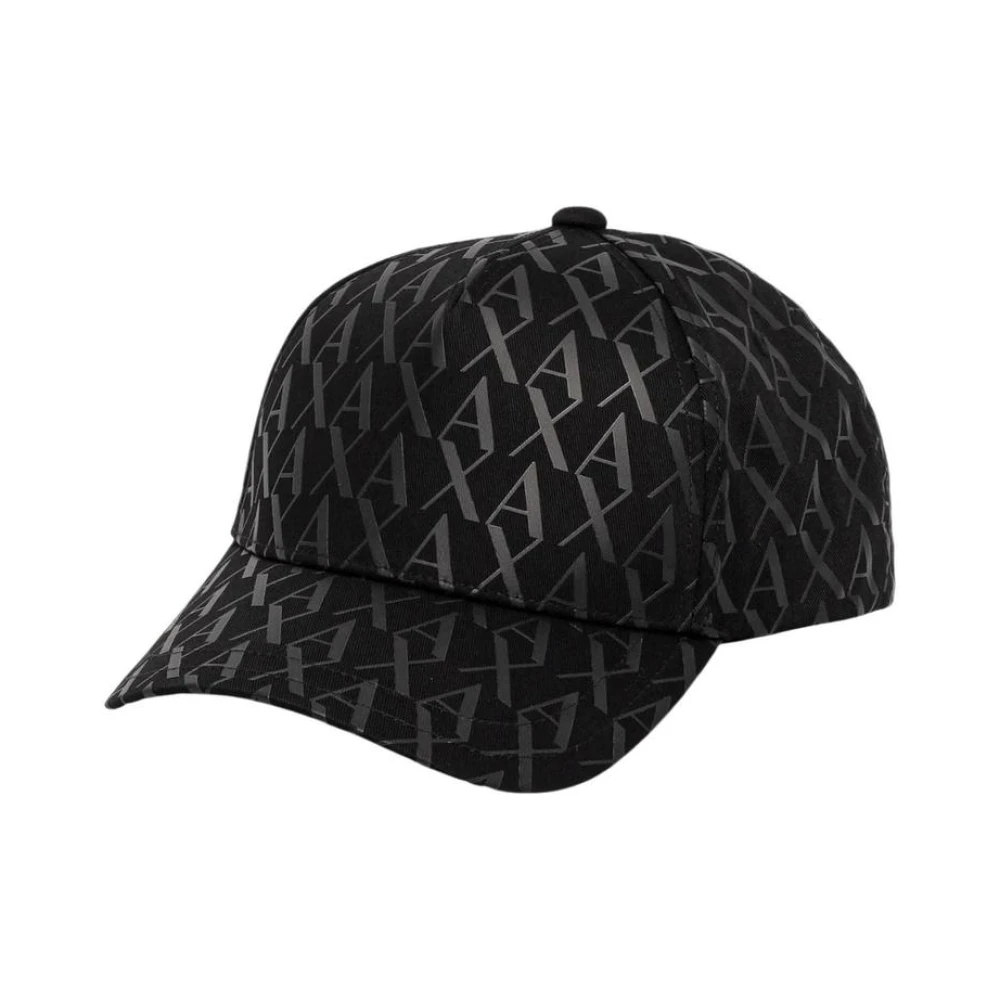 Armani Exchange - Cotton Casual Baseball Cap - Accessories - Herren - Schwarzk - One Size - Bild 5
