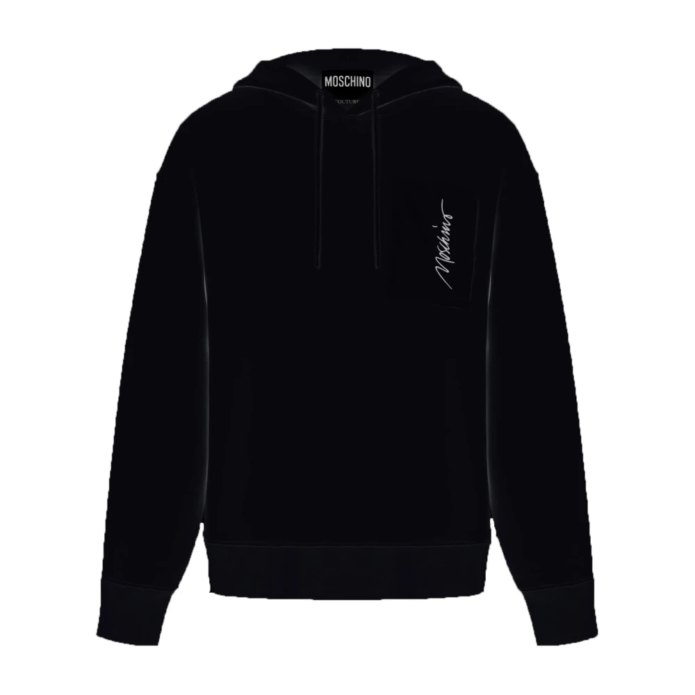 Moschino Herren Schwarz - Hoodie - Sweatshirts & Hoodies - K - S