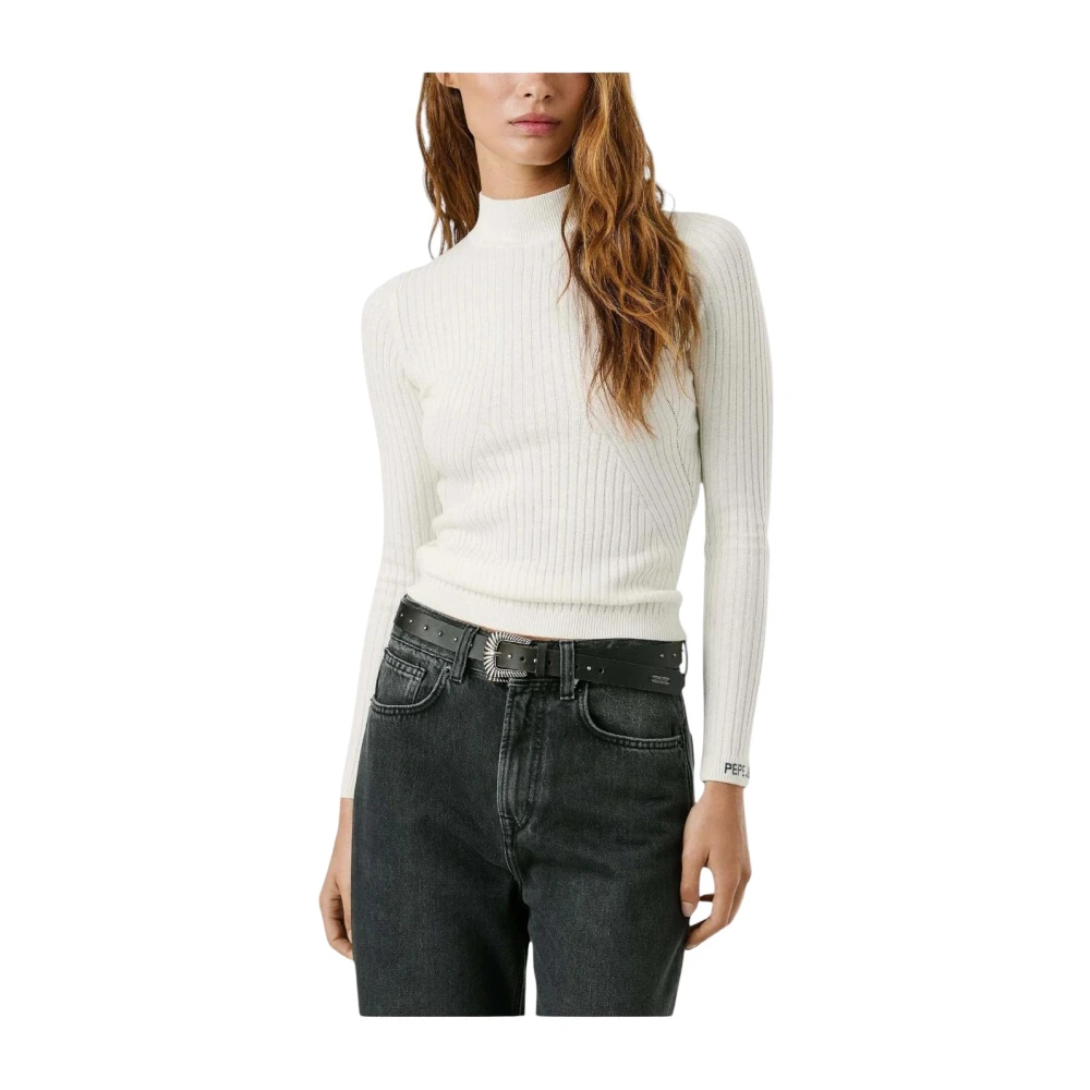 Pepe Jeans , Damen, Strickwaren, Weiß, L - Bild 4