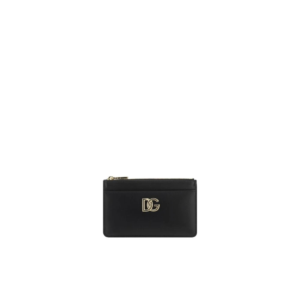 Dolce & Gabbana Damen Schwarz - Kartenhalter-Portemonnaie Mit Reißverschluss - Accessories - K - One Size