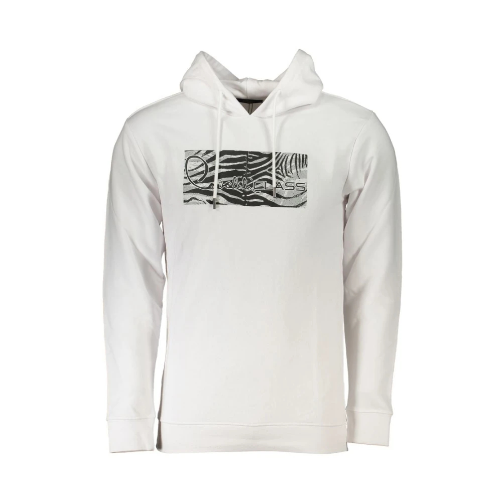 Cavalli Class, Herren, Pullover, White Cotton Men Sweater, Weiss, (L) - Bild 4