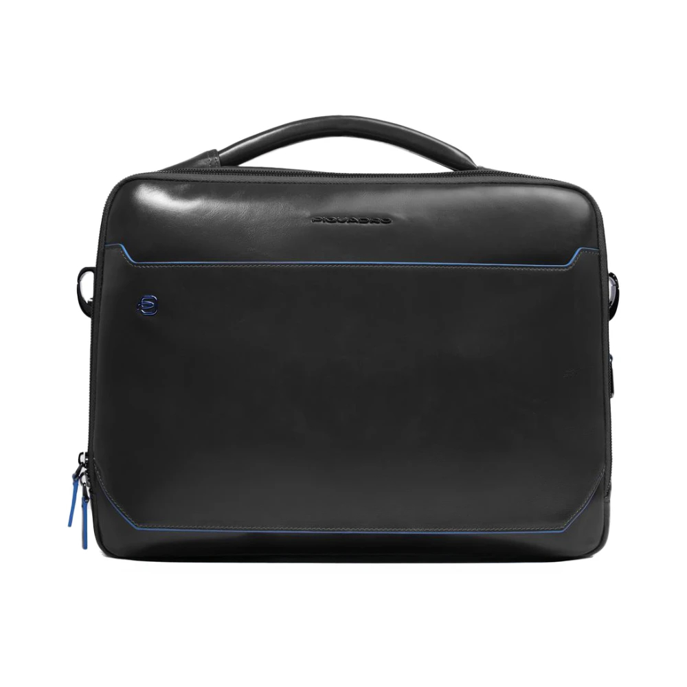 Piquadro Herren Schwarz - Personalisierbare Laptoptasche 15.6" - Bags - K - One Size