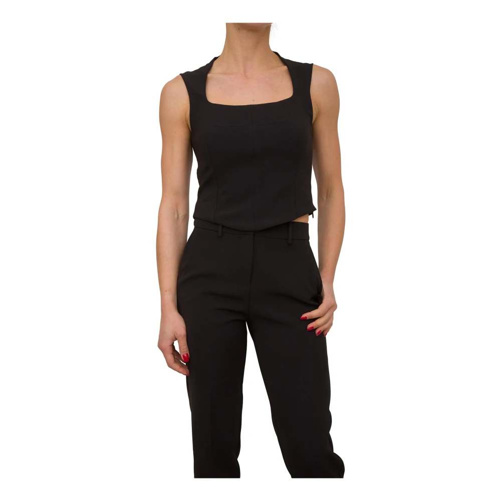 Nenette Damen Schwarz - Es Cady Ärmelloses Top - Tops - K - S