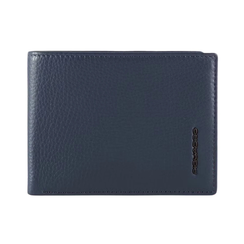 Piquadro Herren Blau - Geldbörse Mit Aufklappbarem Ausweisfenster - Accessories - One Size