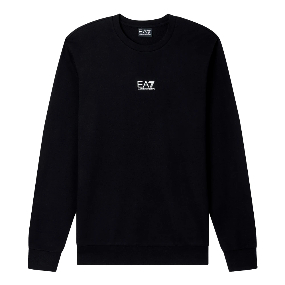 Emporio Armani Ea7 - Core Identity Rundhals-Sweatshirt - Knitwear - Herren - Schwarzk - 2XL