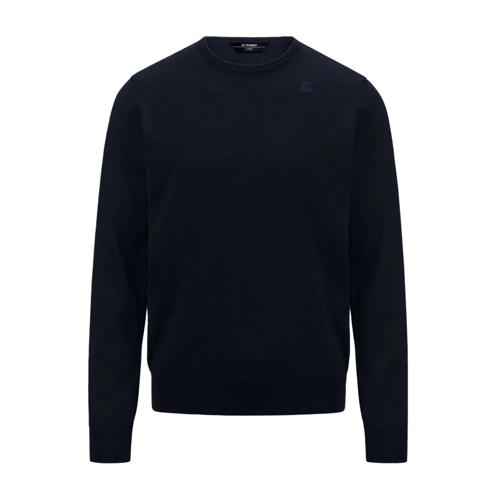 K-Way Herren Blau - Rundhals-Strickware - Knitwear - M