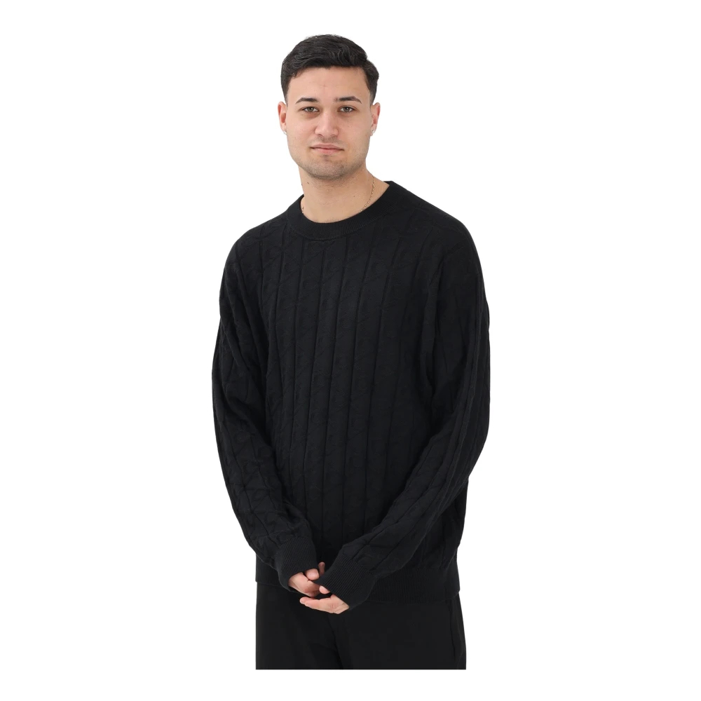 Calvin Klein Jeans , Herren, Strickwaren, Schwarzk, L - Bild 5