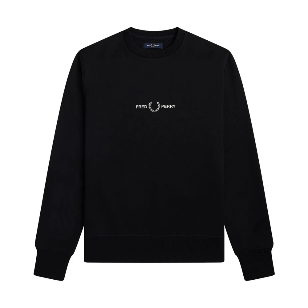 Fred Perry Noir Pullover Embroidered - Bild 5