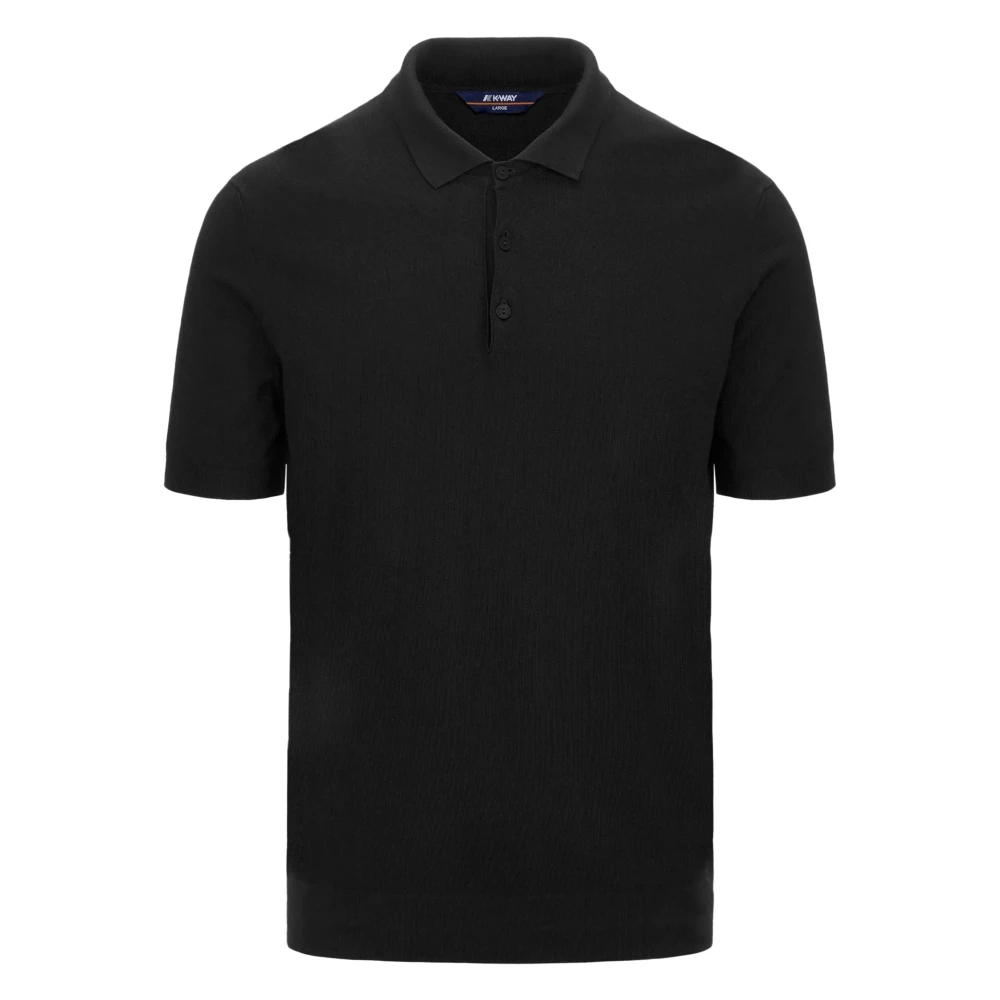K-Way Herren Schwarz - K-Way T-Shirts Und Poloshirts - Tops - K - 2XL