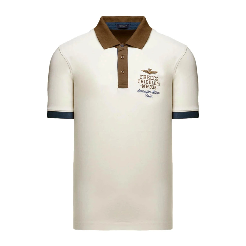 Aeronautica Militare Herren Beige - Polo Frecce Tricolori 261Po1908up00191 - Tops - 3XL