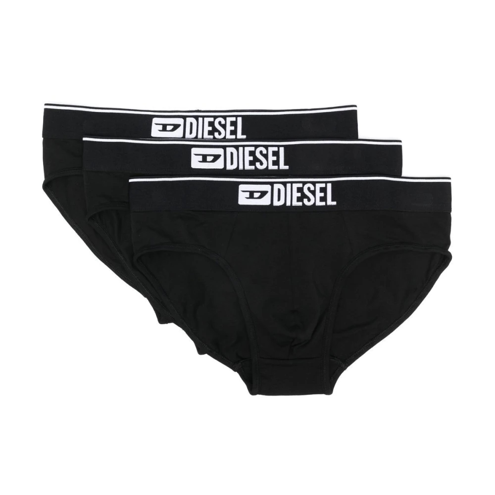 Diesel Herren Schwarz - E Unterwäsche 3Pack - Underwear - K - L