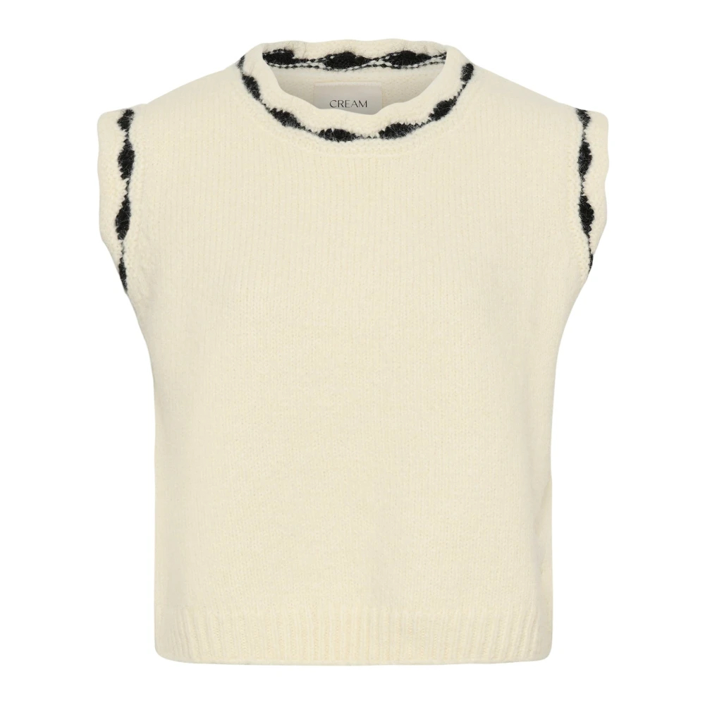 Cream , Damen, Strickwaren, Weiß, Xl/2Xl - Bild 3