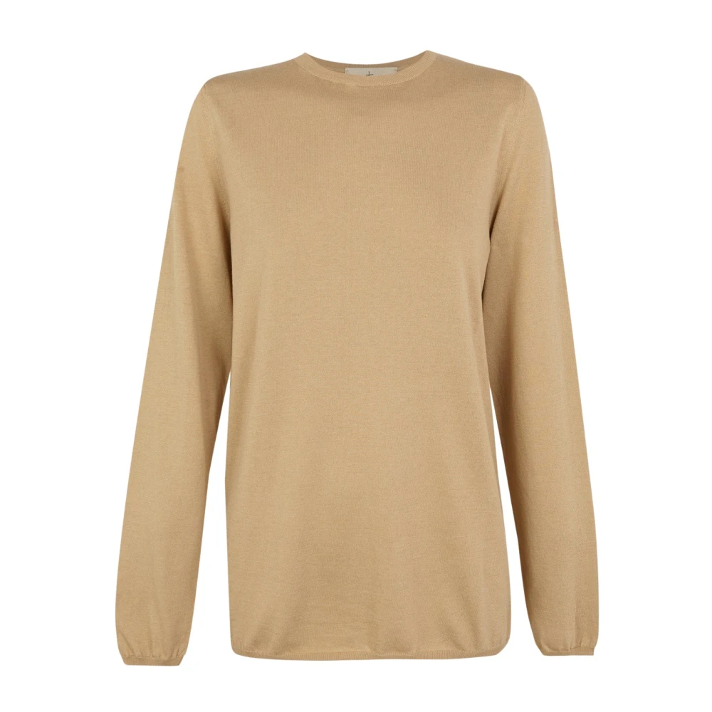 Cortana Damen Beige - Rundhals-Strickware - Knitwear - 2XS