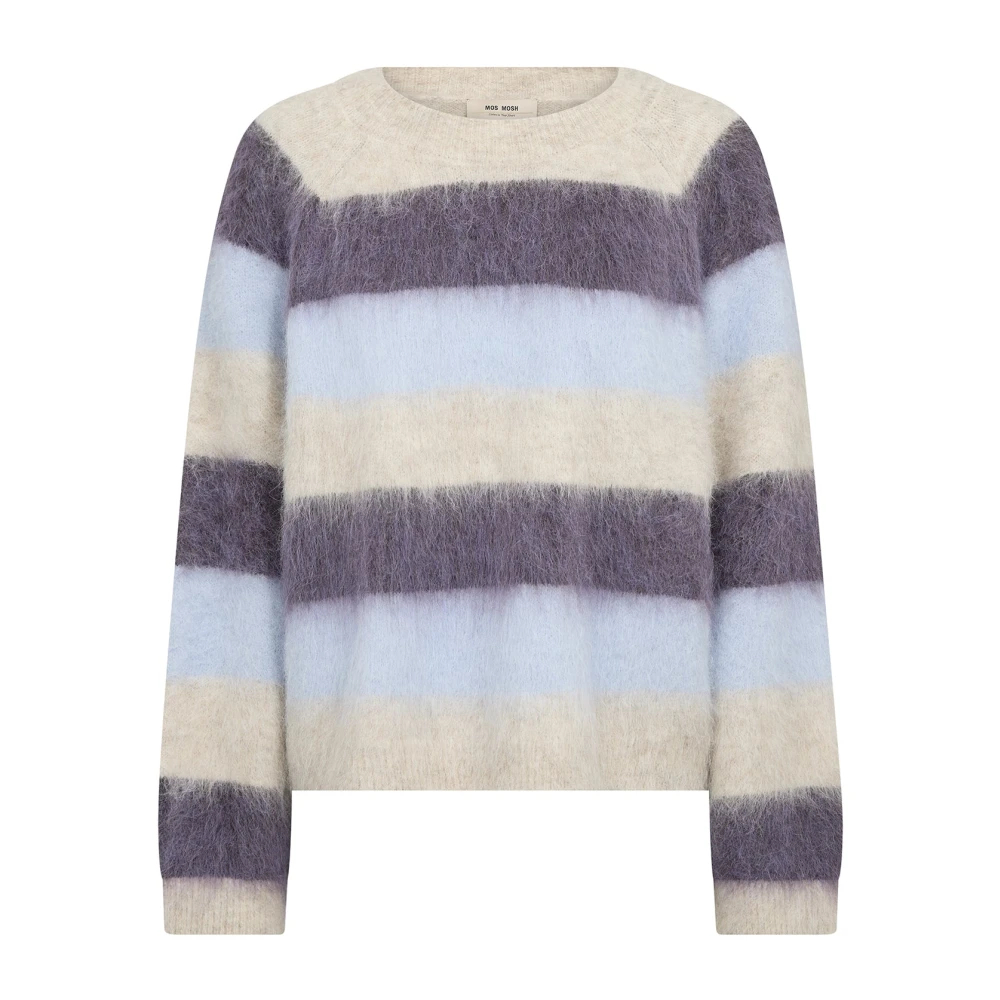 Mos Mosh - Mmsuvi Stripe Knit Sweet Grape - Gr. - Xs - Bild 4