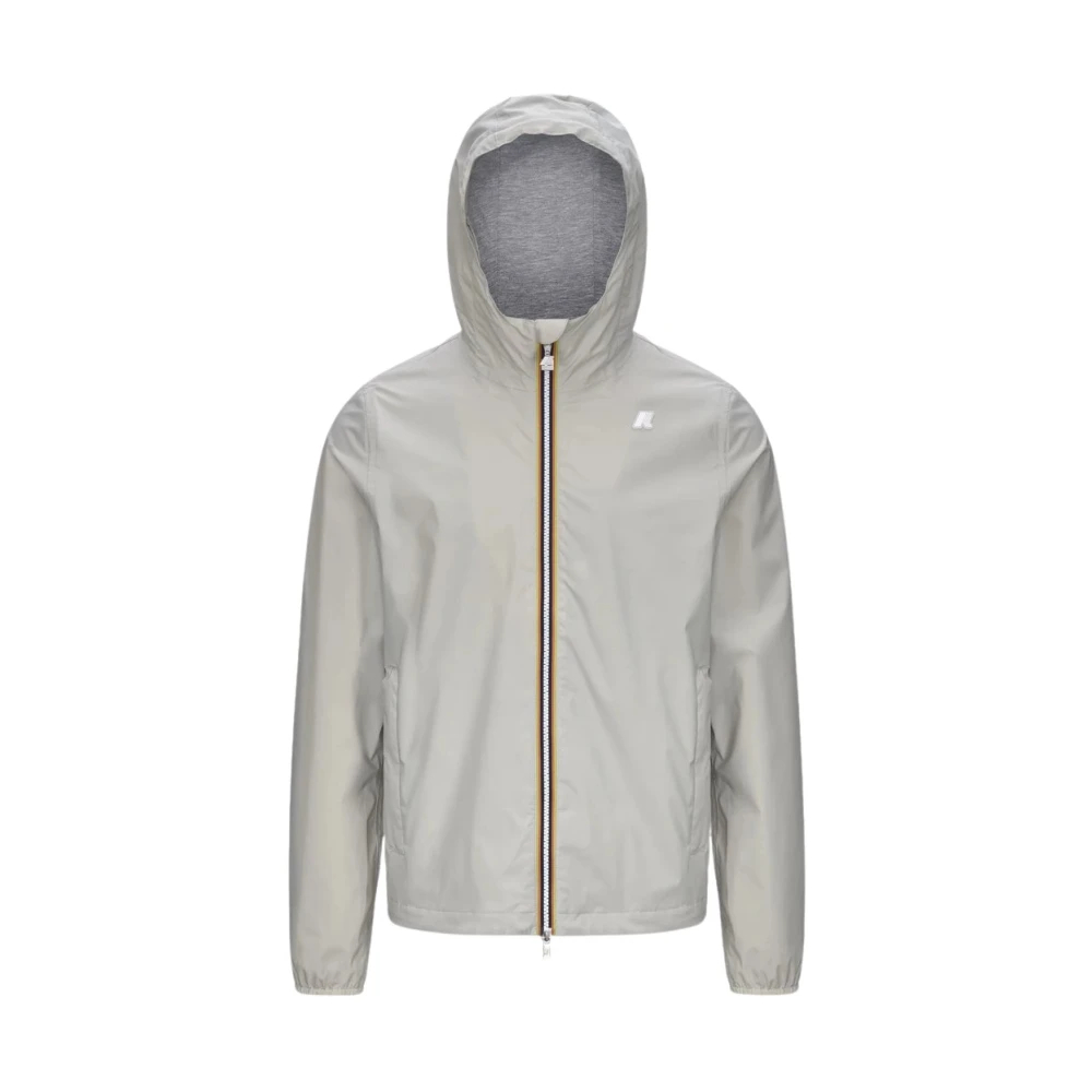 K-Way Herren Beige - Jack Stretch Nylon Jersey - Jackets - S