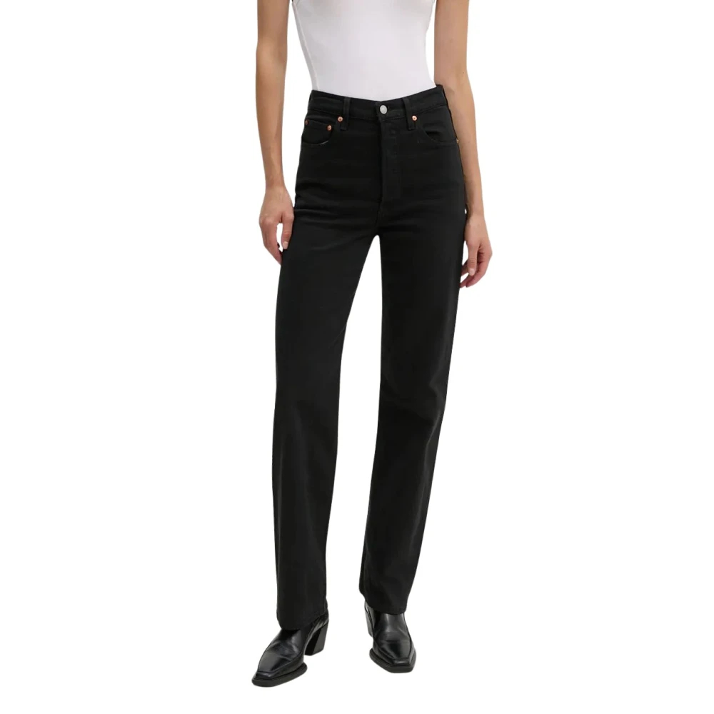 Levi's - Ribcage Full Length Jeans - Jeans - Damen - Schwarzk - W31 L30 - Bild 4