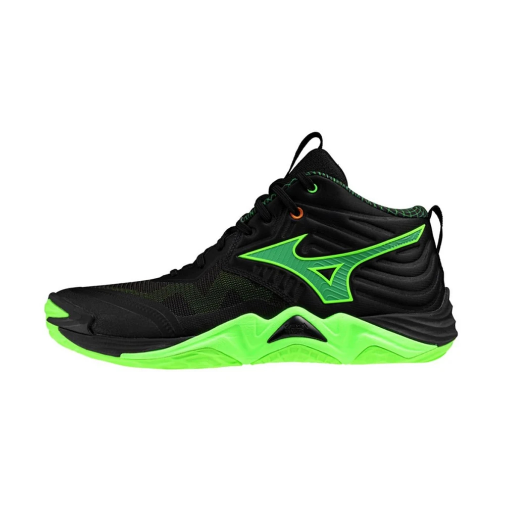 Mizuno Noir Hallenschuhe Wave Momentum Elite Mid - Bild 3