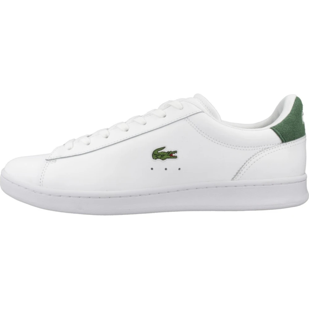 Lacoste Herren Weiss Sneaker Low, Beige, Gr. 45 - Bild 4