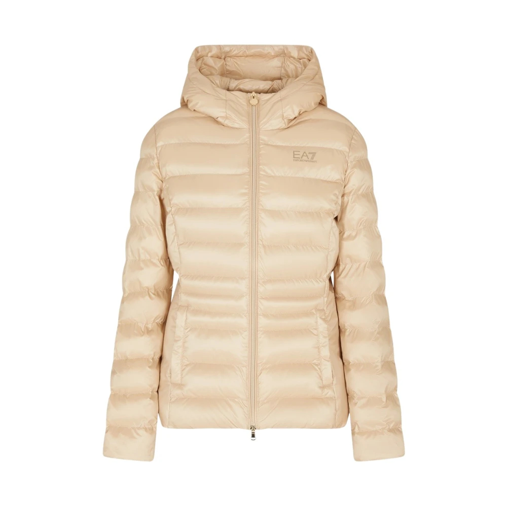 Emporio Armani Ea7 Damen Beige - Stilvolle Mäntel Kollektion - Jackets - Xs