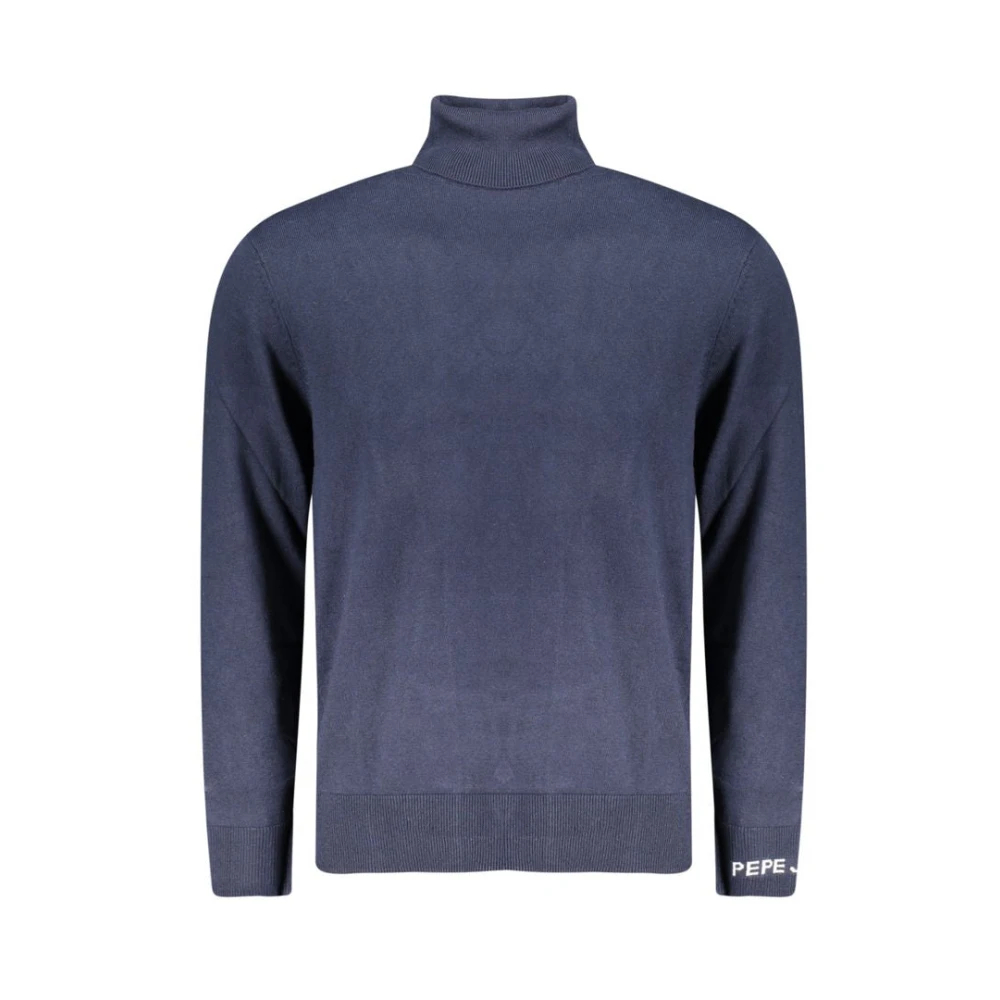 Pepe Jeans - Cotton Turtleneck Sweater - Knitwear - Herren - Blau - Xl - Bild 5