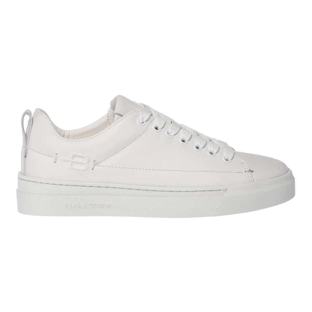 Baldinini Damen Weiß - Leather Sneaker - Shoes - 38 Eu