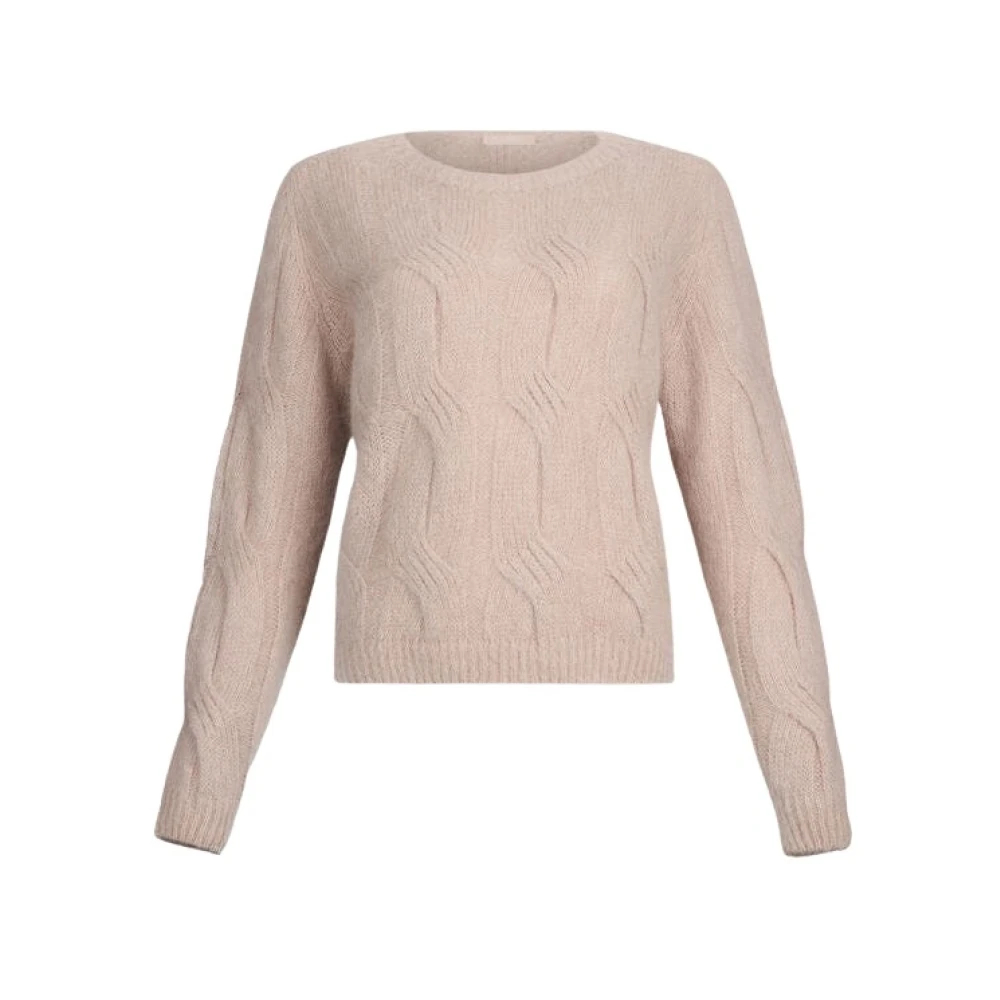 Liu Jo Damen Rosa - Rundhals-Strickware - Knitwear - L