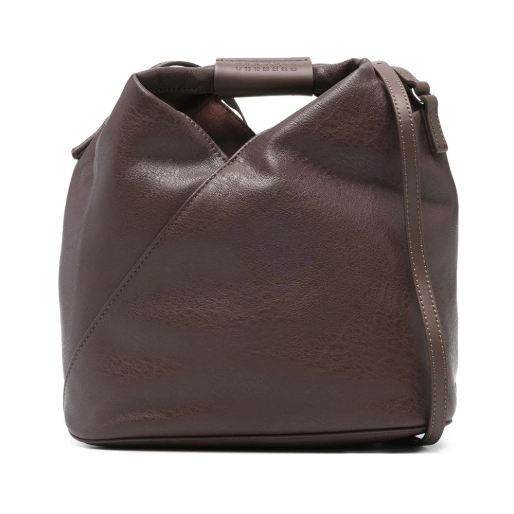 Mm6 Maison Margiela - Japanische Umhängetasche - Bags - Damen - Braun - One Size