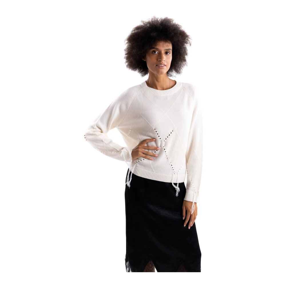 Pinko - Berna Pullover - Knitwear - Damen - Beige - M - Bild 4