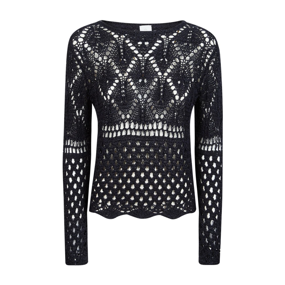 Eleventy Damen Blau - Rundhals-Strickware - Knitwear - Xs