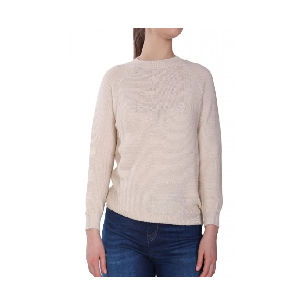 Weekend Max Mara Damen Beige - Rundhals-Strickware - Knitwear - M