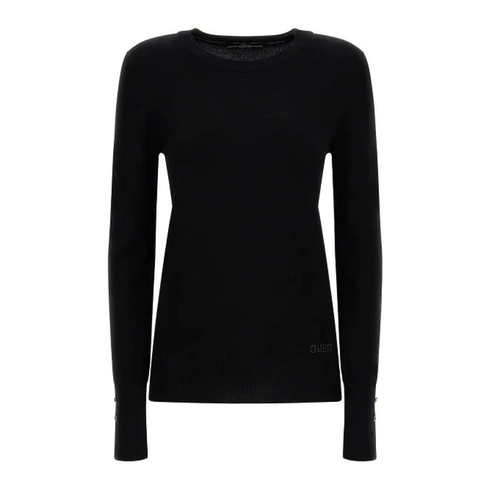 Guess , Damen, Strickwaren, Schwarzk, 2XL - Bild 4
