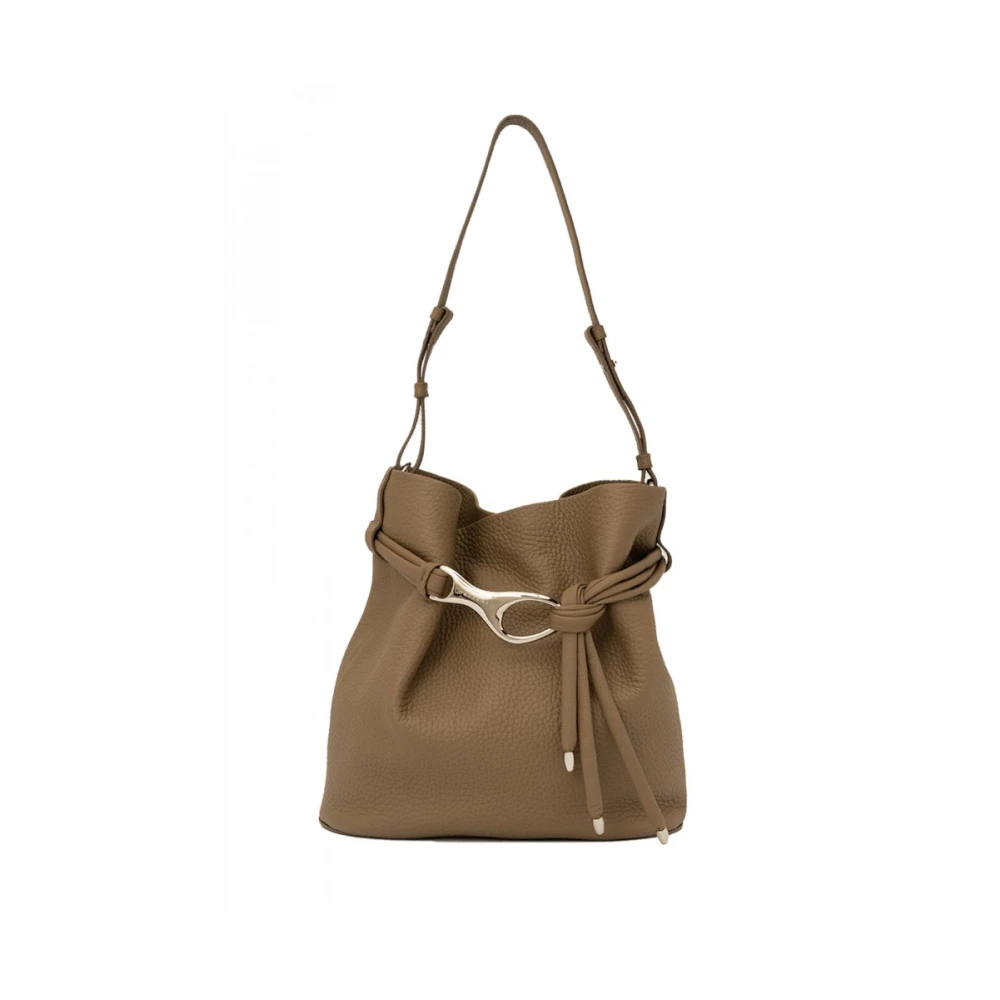 Orciani Damen Braun - Stilvolle Lederhandtasche - Bags - One Size