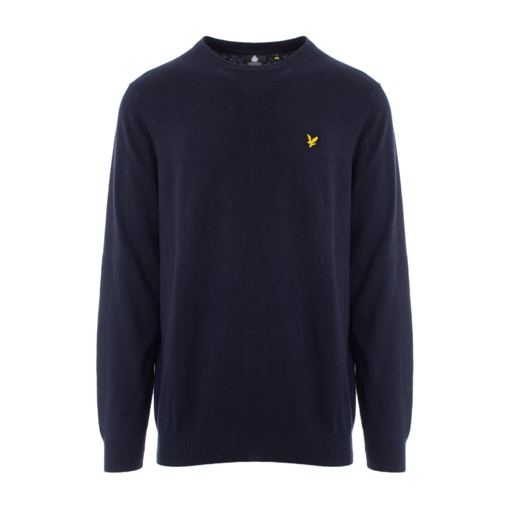 Lyle & Scott Blau Pullover Mit Rundhalsausschnitt Merino - Bild 6
