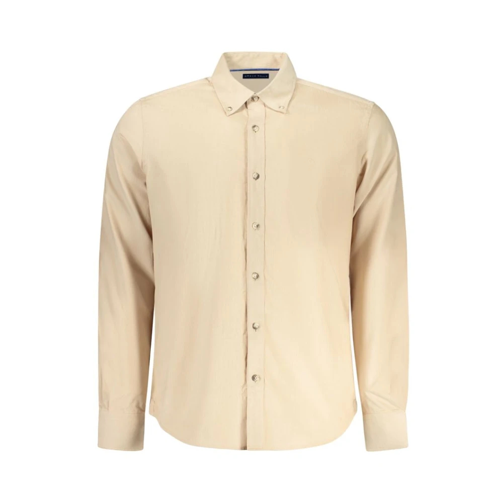North Sails, Herren, Hemden, Beige Cotton Men Shirt, Beige, (L) - Bild 4