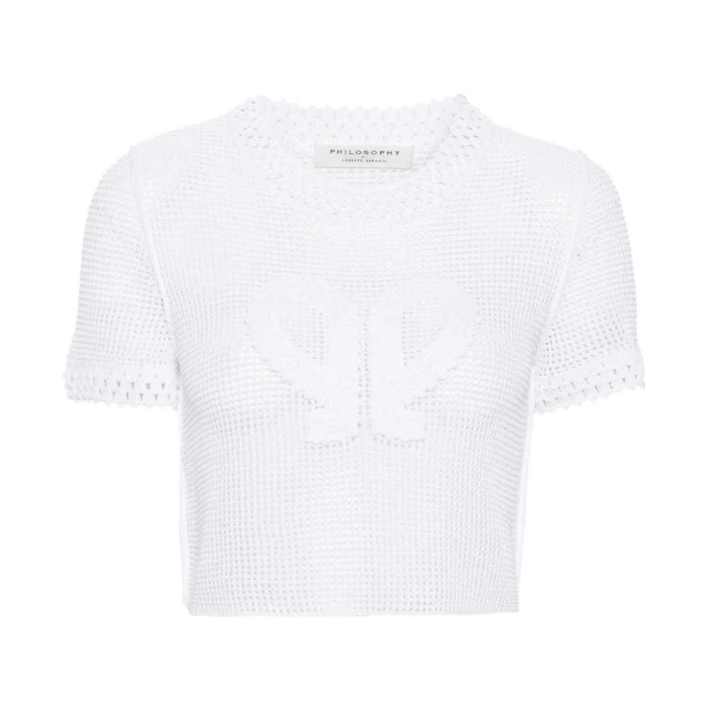 Philosophy Di Lorenzo Serafini Damen Weiß - T-Shirts - Tops - M