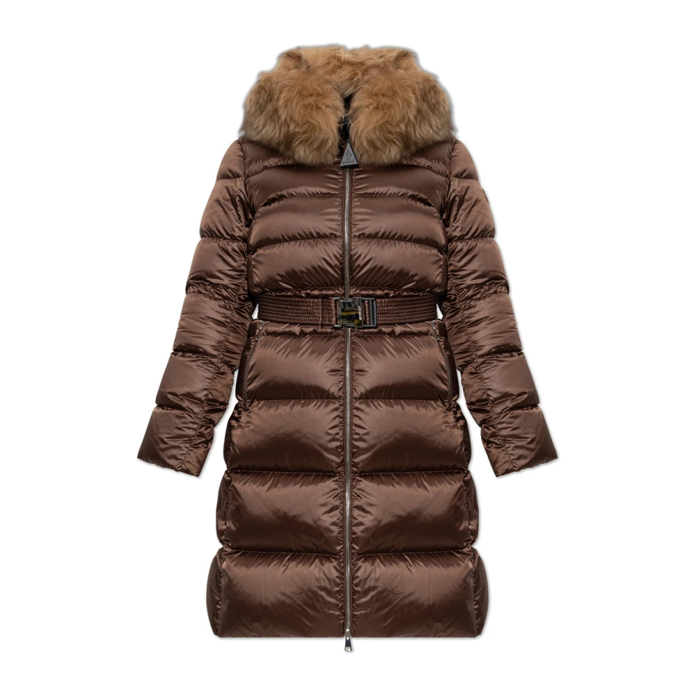 Moncler - Leersies Langer Daunenmantel - Coats - Damen - Beige - L - Bild 6