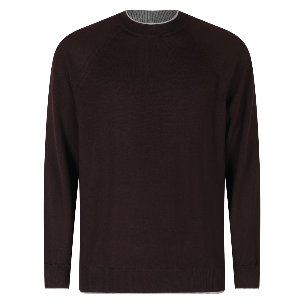 Eleventy Herren Braun - Rundhals-Strickware - Knitwear - S