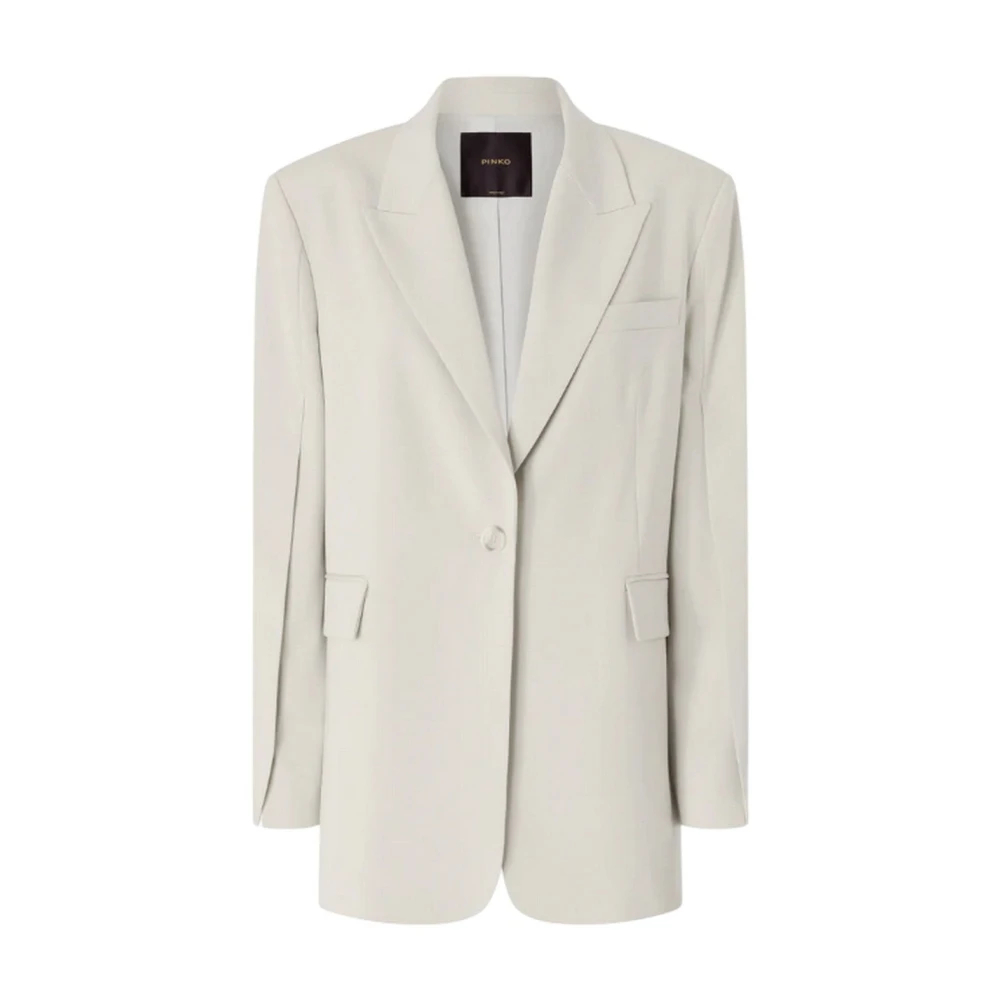 Pinko - Abiti Poliestere - Jackets - Damen - Grau - Xl