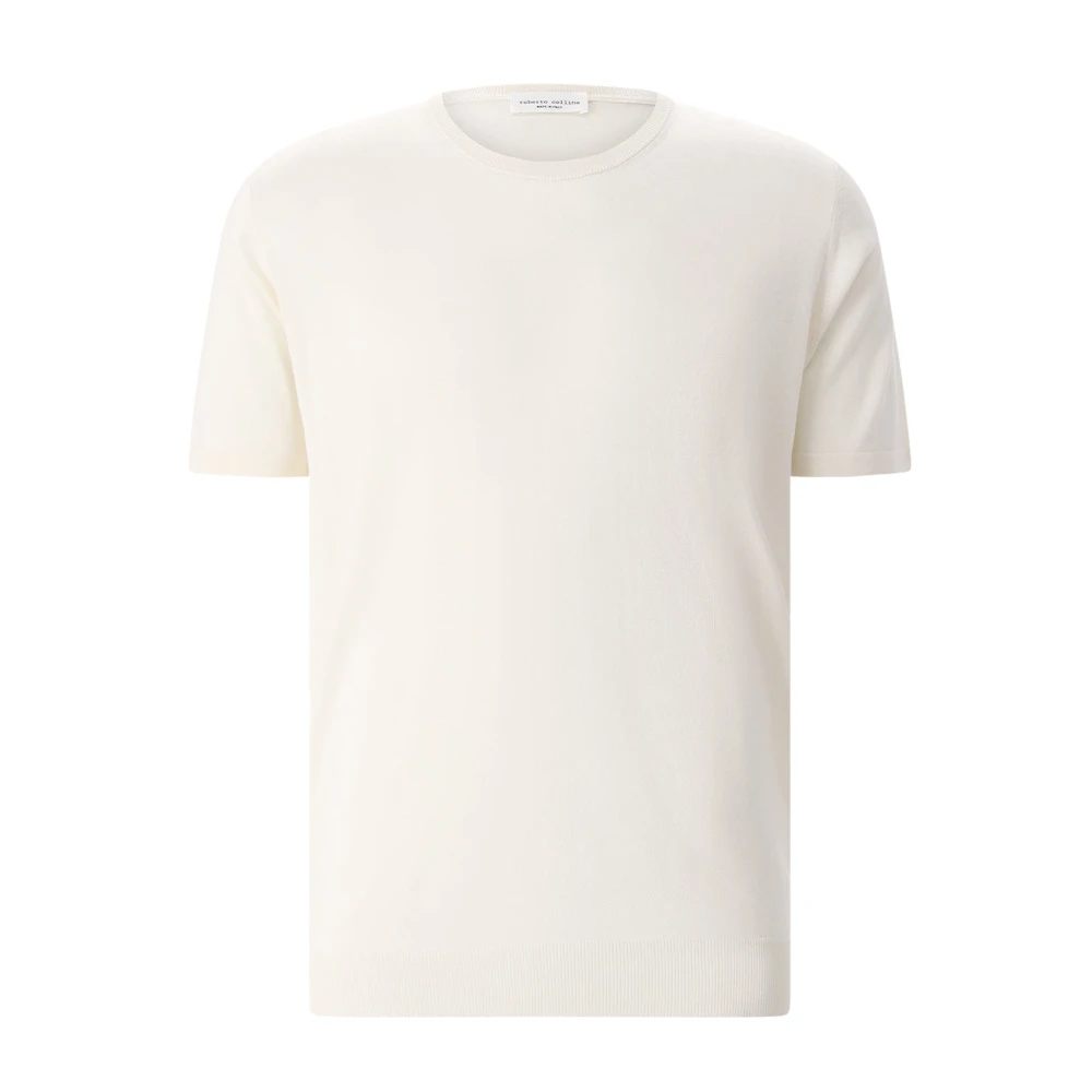 Roberto Collina Herren Beige - Rundhals-Strickware - Knitwear - 2XL