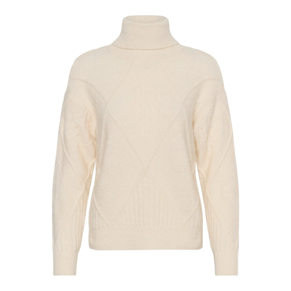 VAN GRAAF Cream Damen Ecru Strickpullover Crgloria Weiß, Extra Klein - Bild 3