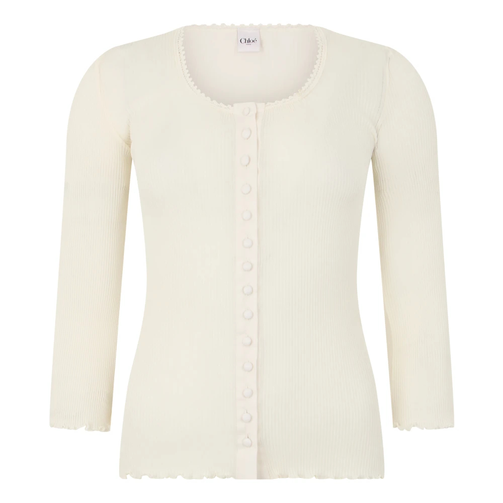 CHLOé | Iconic milk ribbed jersey fitted top | female | M - Bild 5