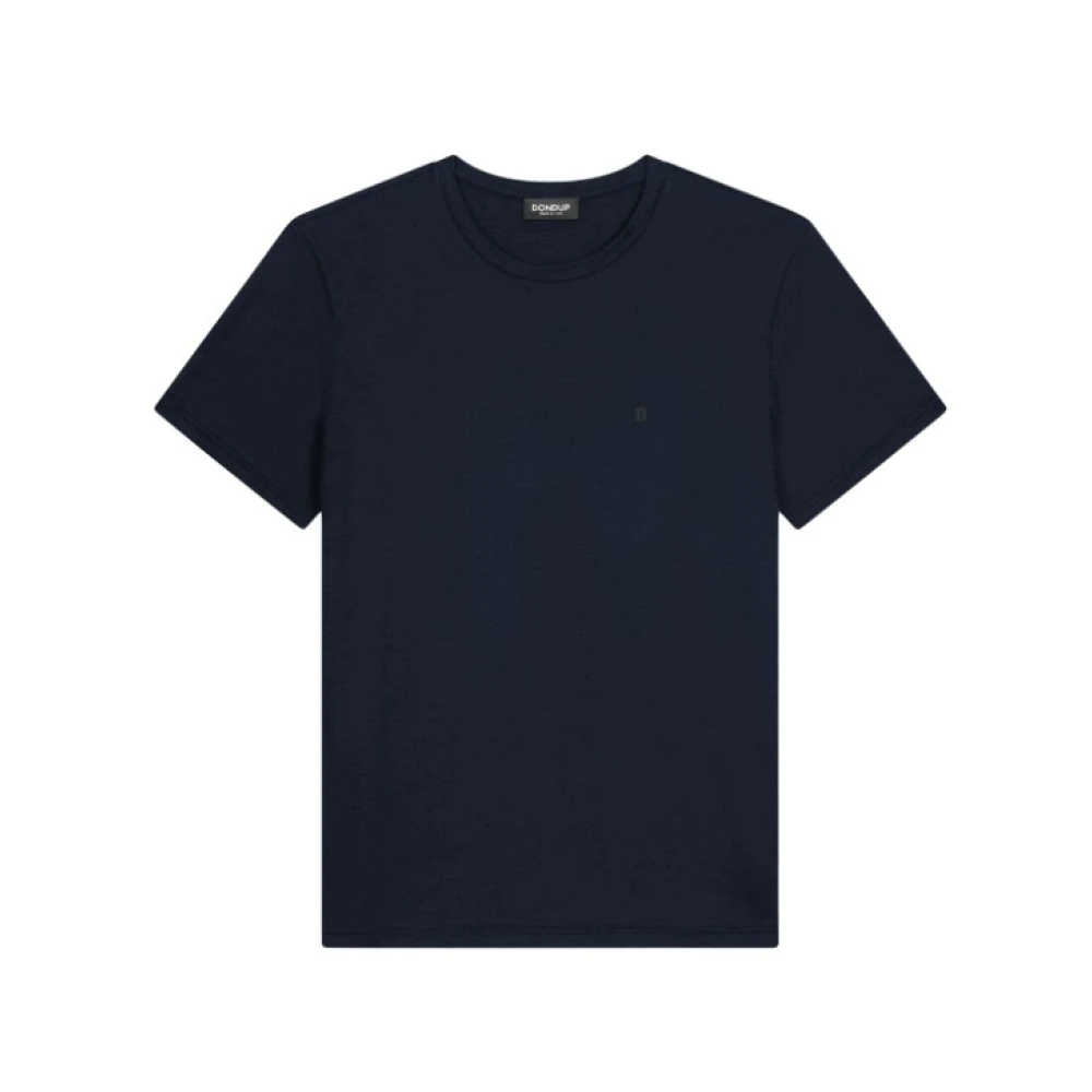 Dondup Herren Blau - T-Shirt Regular Aus Jersey-Stretch - Tops - L