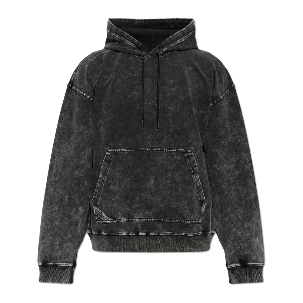 Diesel - S-Boxt-Hood-Tuk Cotton Hoodie - Sweatshirts & Hoodies - Herren - Schwarzk - Xs